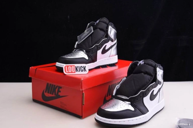 Kick Theory SILVER 1 WMNS HIGH CD0461-001 TOE JORDAN AIR OG 0803